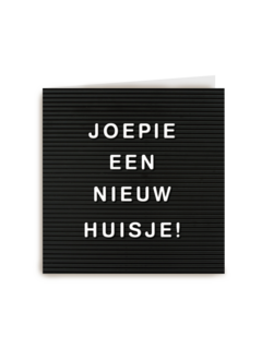 joepie een nieuw huisje