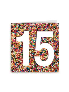 prodo design 15 jaar confetti woohoo