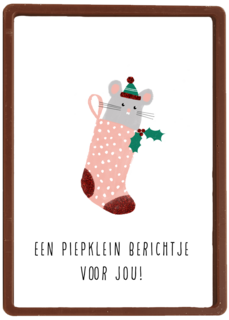 een piepklein berichtje voor jou kaart