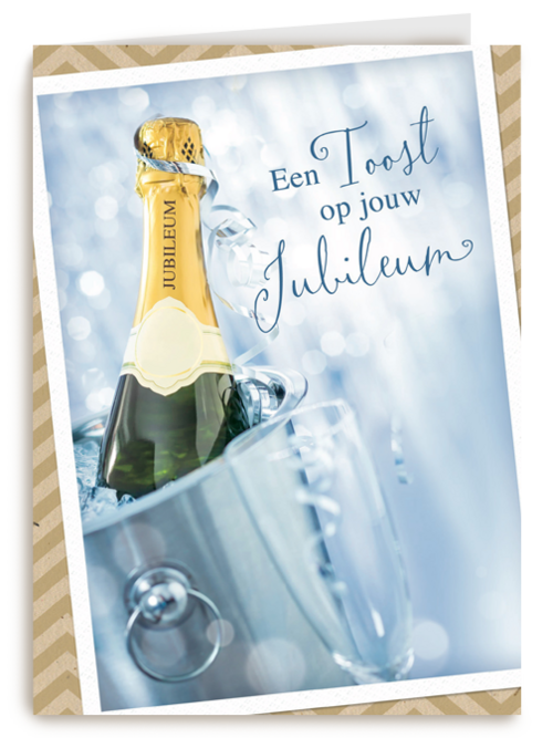een toost op jouw jubileum champagne