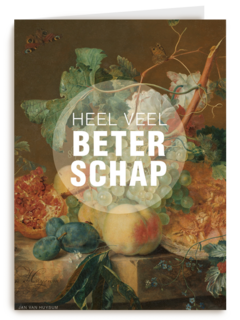 studio art kaart van schilderij  jan van huysum beterschap