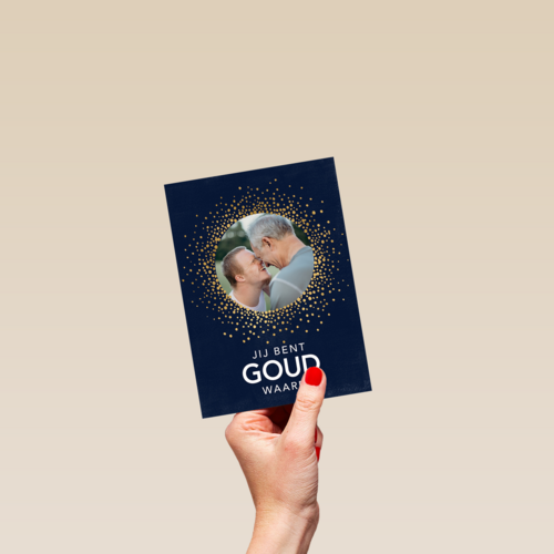 vaderdag fotokaart jij bent goud waard