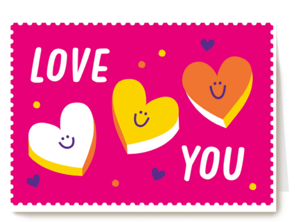 Kinderpostzegels - Love You