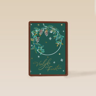 Stijlvolle kerstkaart