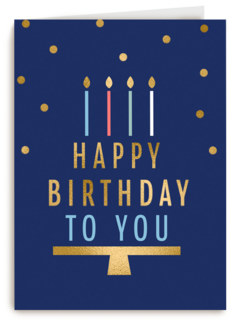 verjaardag kaart man stijlvol happy birthday to you