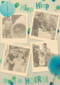 4 fotos slingers blauw