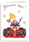 Matia studio raceauto gefeliciteerd topper