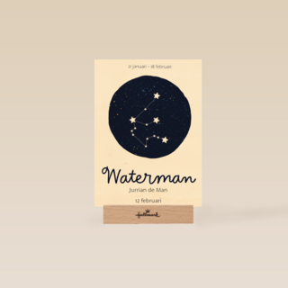 sterrenbeeld kaart waterman aanpasbare tekst