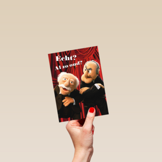 ben je net zo oud als statler en waldorf