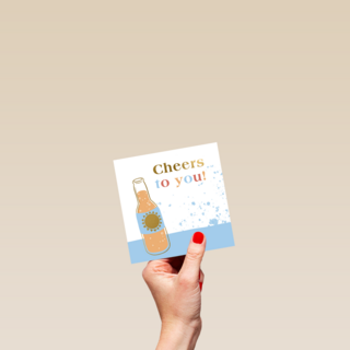 Cheers to you verjaardagskaart
