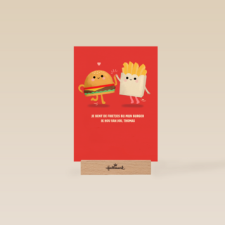 Frietjes bij mijn burger