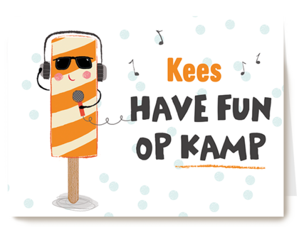 Ijs have fun op kamp