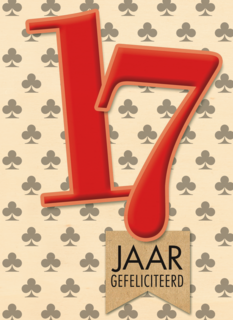 zeventien rood klavers