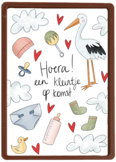 felicitatiekaart zwangerschap