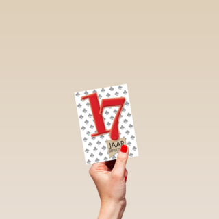 zeventien rood klavers