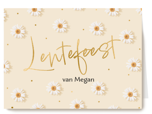 Lentefeest uitnodiging