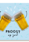 gefeliciteerd kaart klassiek proost op jou