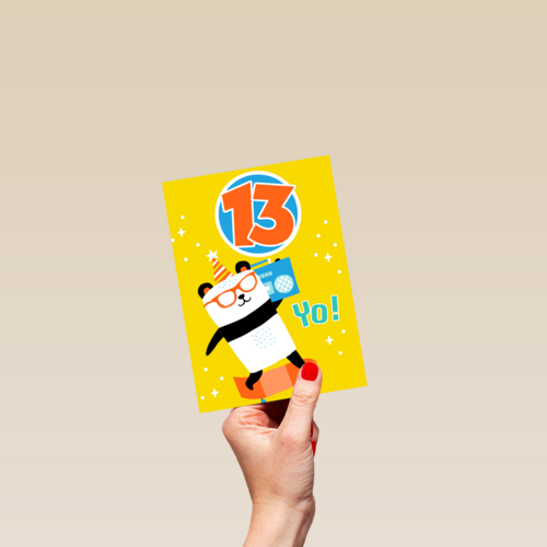 Panda met Boombox 13 jaar