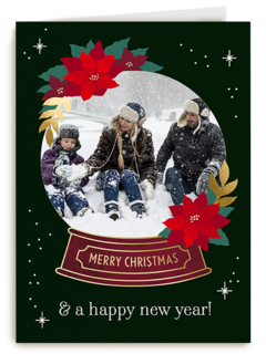 Kerst Foto Snowglobe