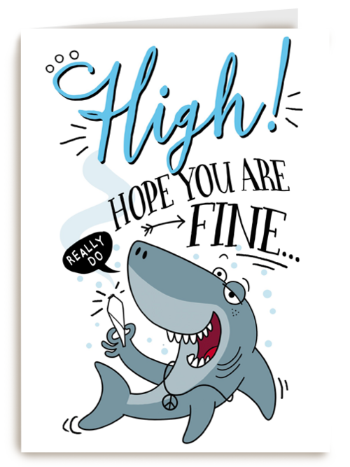 zomaar kaart high hope you are fine