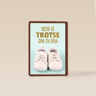 schoentjes voor een trotse opa en oma