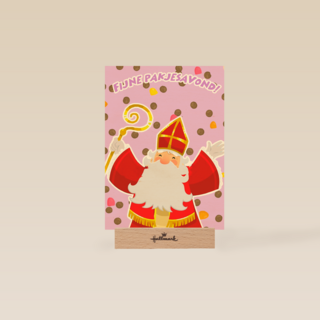 Sinterklaaskaart Fijne pakjesavond
