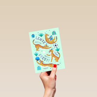 Lentefeest luipaard ballen