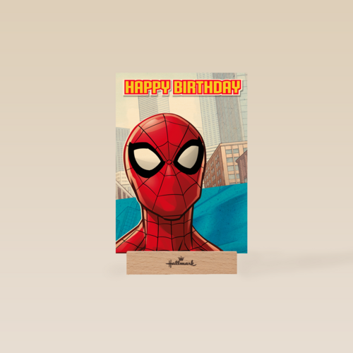 Spiderman verjaardagskaart Happy Birthday