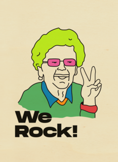 Vriendschap kaart we rock