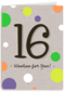 Verjaardagskaart 16 tiener jongen woohoo for you