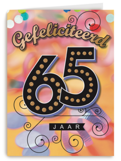 leeftijd vijfenzestig gefeliciteerd