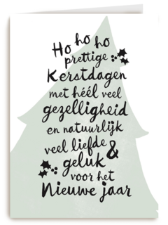 kerstboom tekst hip