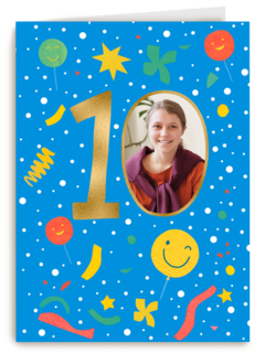 Gefeliciteerd 10 jaar fotokaart