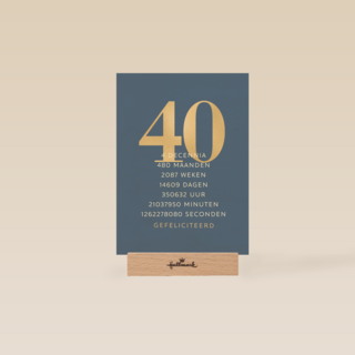 verjaardagskaart 40 4 decennia