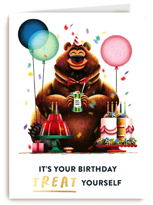 folio bear its your birthday treat yourself