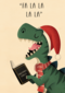 Trex zingt kerstliedjes