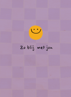 Zo blij met jou smiley collega