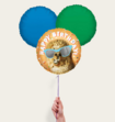 Ballonnentros Happy Birthday Lama Oranje