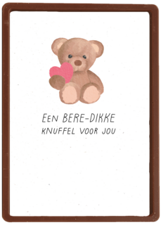 Een bere dikke knuffel voor jou