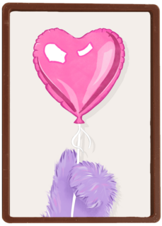 Hart Ballon Fluffy Hands