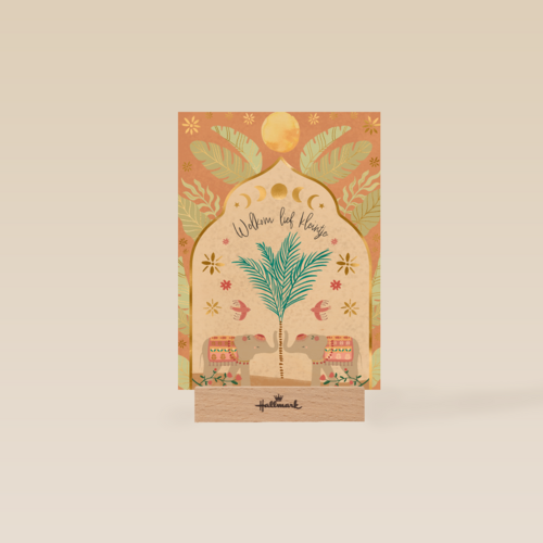 Welkom lief kleintje roze symbolic art