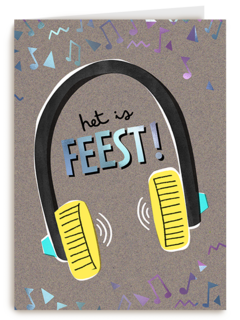 Lentefeest Het Is feest koptelefoon