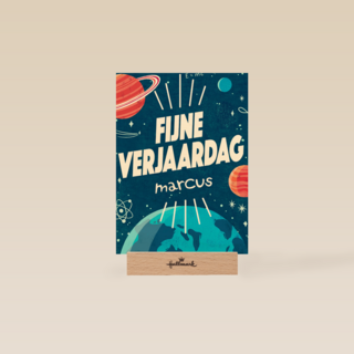 een verjaardag uit de ruimte