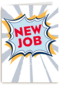 nieuwe baan kaart new job