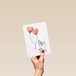 Huwelijksfelicitatie 2 vrouwen