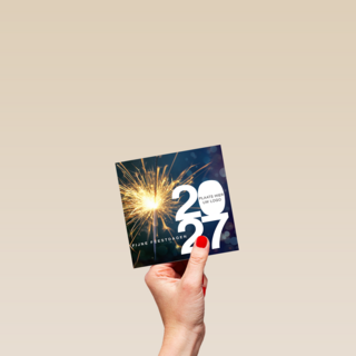 2027 Fotokaart Vuurwerk Sterretje