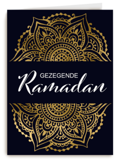 Eid Mubarak kaart gezegende Ramadan stijlvol