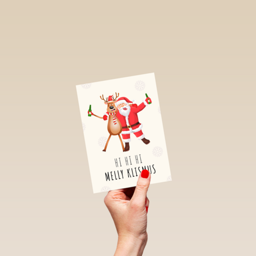 hi hi hi melly klismus met de kerstman