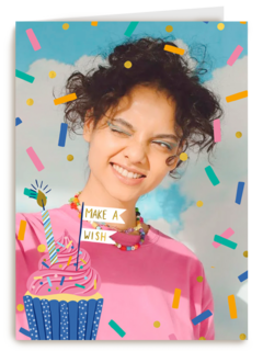 Make A Wish birthday photo