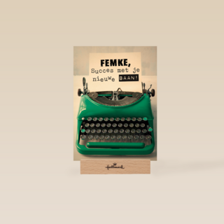 typemachine bericht voor jouw